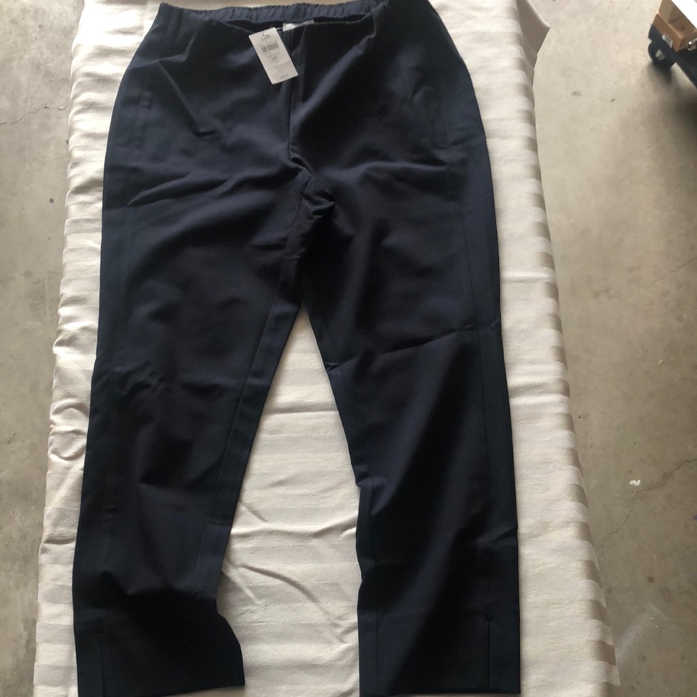 J. Jill Dark Navy Blue Smooth Waist NWT Pants MP